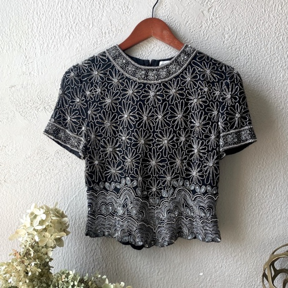 Papell Boutique evening vintage top